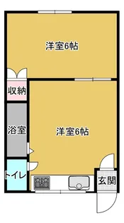 ハイツコスコン【1階】の間取り