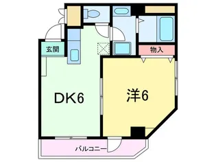 カーサ森【3階】の間取り