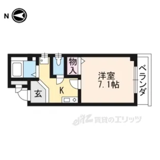 エクセレント山田【3階】の間取り