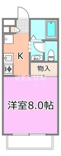 千葉県千葉市稲毛区穴川2【アパート】の間取り