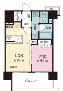 サンクレイドル上野II【7階】の間取り