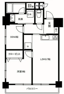 東京都練馬区中村北1【マンション】の間取り