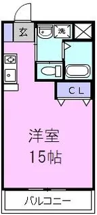ふじ第3マンション【5階】の間取り