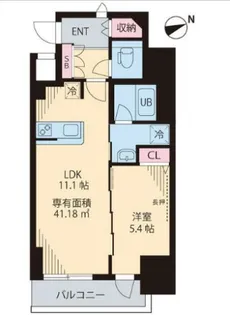 K-CREST【7階】の間取り