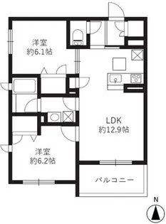 プレミールM【1階】の間取り