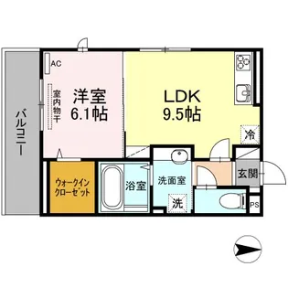 鹿児島県鹿児島市谷山中央4【アパート】の間取り