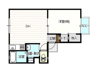 グリーンK【2階】の間取り