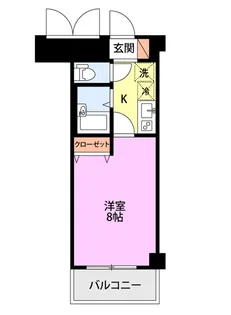 ドルトワール南笹口【3階】の間取り