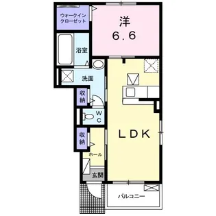 コリン ボヌールA【1階】の間取り