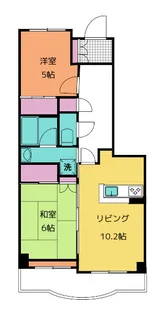 グランドヒルズ【2階】の間取り