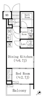 シルク パークレーン【3階】の間取り