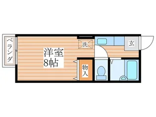 シェモア【1階】の間取り