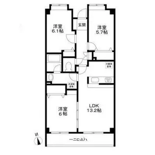 エマーレ石神井台【2階】の間取り