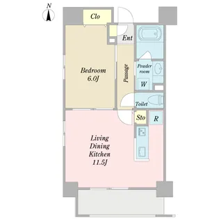 アステリア【6階】の間取り