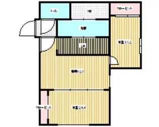 リッシュ平岸【2階】の間取り