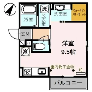 CASA DE MOMO【2階】の間取り