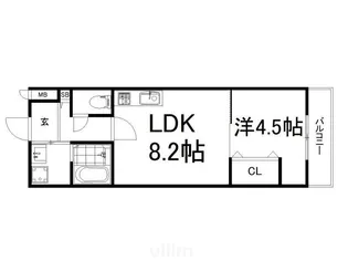 サクシード伏見西町【3階】の間取り
