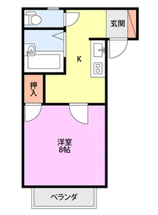 プレステージT2【1階】の間取り
