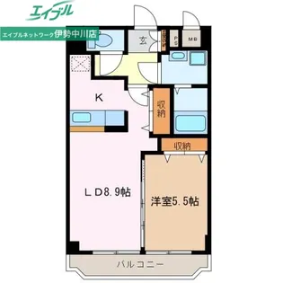 メゾン・ド・ルミエール【1階】の間取り