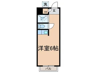 ドミ-ル武蔵台【1階】の間取り