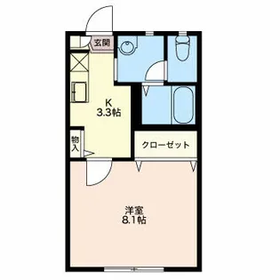 ディアス 雅 セ【1階】の間取り