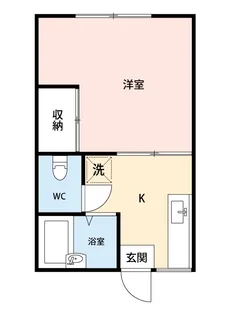 ビバリーコート志津【2階】の間取り