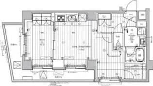 PREMIUMCUBE王子神谷【3階】の間取り