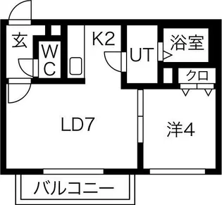 エスポワールN【3階】の間取り
