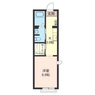 コナ・ヴィレッジE棟【2階】の間取り