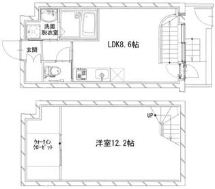 ATLAS COURT【1階】の間取り