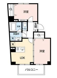 マイナビSTAYプレステージ赤坂檜町公園【4階】の間取り