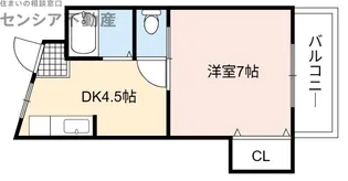 マンション石丸【3階】の間取り
