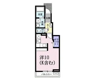 メゾン 秋桜【1階】の間取り