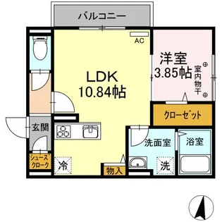 LUSSOII【2階】の間取り