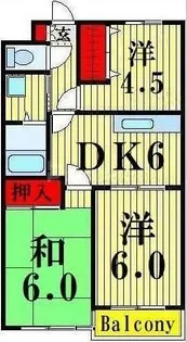 グランベールヨシダ【2階】の間取り