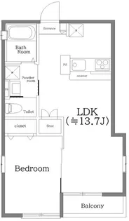 LATINA【3階】の間取り