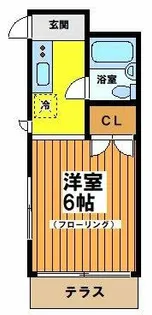 センチュリー浜田山【1階】の間取り
