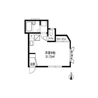 アベニール【1階】の間取り
