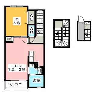 イルレジーナII【3階】の間取り