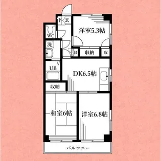 サニーコート【2階】の間取り