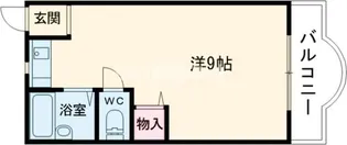 シャンテー三矢II【1階】の間取り