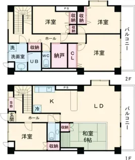 コスモスパレスの間取り