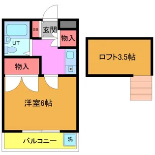 オリーブ【1階】の間取り