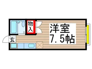 エステートピアジュネス【1階】の間取り