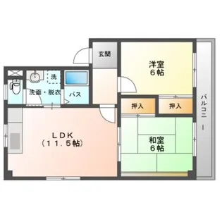 モルゲンロート【3階】の間取り