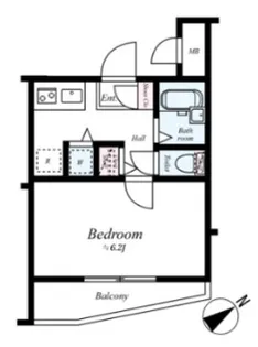 プレール・ドゥーク東京NORTHIII【4階】の間取り