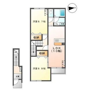 シーマ グランデ【2階】の間取り
