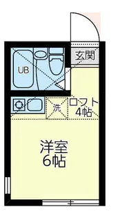 ユナイト西横浜 タワー・ビュー【2階】の間取り