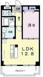 リバーサイドアラタ【4階】の間取り