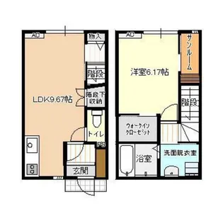 ビオラ古定塚【2階】の間取り